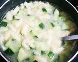 おばけきゅうりのお味噌汁作り方3写真