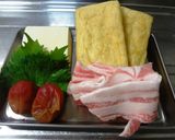 梅の白和え肉巻き梅稲荷作り方1写真