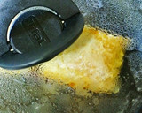 お揚げ１枚で４個の焼きメンチカツ風作り方8写真