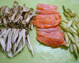 簡単！鮭とアスパラのクリーム炒め作り方1写真