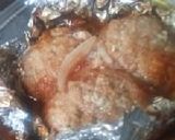アルミ箔と無水鍋で、蒸しハンバーグ！作り方8写真
