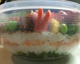 中学生お弁当Happy Birthday作り方1写真
