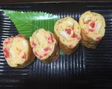 お弁当に紅生姜入り厚焼き玉子作り方3写真