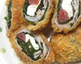 ヘルシー■豆腐の梅紫蘇巻きカツ作り方11写真