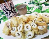 【変わり天ぷら】鶏肉のしそ梅ロール揚げ作り方9写真