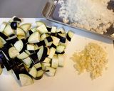 ニンニクたっぷり☆茄子味噌ミートソース！作り方1写真
