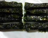 超簡単☆韓国海苔のチーズ巻作り方2写真