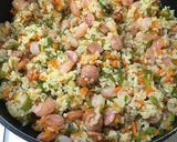 乳・卵アレルギーでも食べれるエビピラフ！作り方10写真