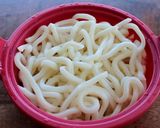 レンジで楽チン!夏のひき肉ぶっかけうどん作り方2写真