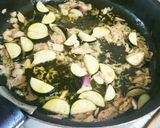 適当旨レシピ☆夏野菜のペペロンうどん作り方3写真
