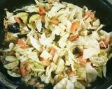 適当旨レシピ☆夏野菜のペペロンうどん作り方4写真
