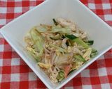 鶏ささ身（鰻）と野菜の土佐酢和え作り方4写真