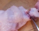 簡単★手羽元をチューリップに作り方1写真