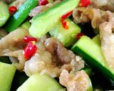 大量消費！きゅうりのピリ辛肉味噌炒め作り方5写真