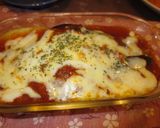 茄子とピーマンミートソース重ねチーズ焼き作り方7写真