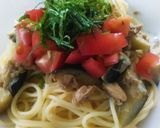 簡単☆ナスの和風冷製パスタ作り方7写真
