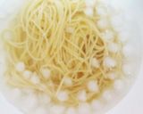 余り鮭で〜舞茸おろし冷製パスタ〜作り方9写真