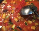 情熱の赤い素麺！夏野菜たっぷり〜作り方4写真