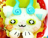 コマさん&ウィスパー妖怪ウォッチキャラ弁作り方1写真