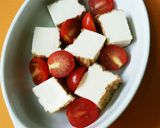 ♡厚揚げ&トマトバジルのチーズ焼き♡作り方2写真