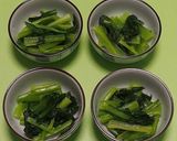小松菜の和え物～一気に4品作ります作り方3写真