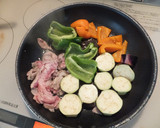 夏野菜の焼き浸しエスニック風作り方1写真