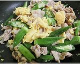 オクラと豚肉の塩胡椒炒め作り方4写真