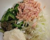 【飲み過ぎ注意！】ゴーヤツナマヨサラダ作り方4写真