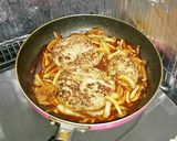 付け合わせも簡単♡きのこ煮込みハンバーグ作り方6写真