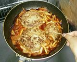 付け合わせも簡単♡きのこ煮込みハンバーグ作り方11写真