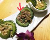ゴーヤ木の実（胡桃アーモンド等）味噌和え作り方11写真