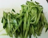 香味野菜ときゅうりのサラダ作り方1写真