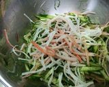 香味野菜ときゅうりのサラダ作り方4写真