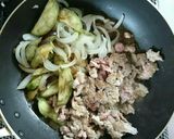 簡単節約☆茄子と豚コマのすき焼き風炒め。作り方9写真