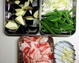お箸が止まらない！なすと豚肉辛味噌炒め★作り方1写真