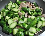 あるもので夕食♪豚肉と胡瓜の練りみそ炒め作り方4写真