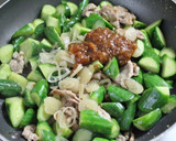 あるもので夕食♪豚肉と胡瓜の練りみそ炒め作り方5写真