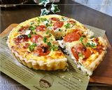 鶏のささみとトマトのヨーグルトキッシュ作り方7写真