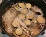 ほっこり夏の味♪茄子と素麺の味噌汁作り方4写真