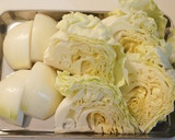 ゴロゴロ野菜とソーセージのポトフ☆作り方1写真