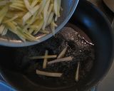 千切りジャガイモの明太子バター炒め作り方2写真