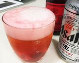 グレナデンシロップ de ビール作り方4写真