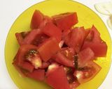 冷めても美味しい、いりたまトマト作り方1写真