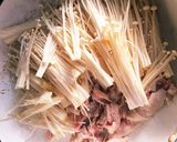 豚バラとえのきの甘辛ニンニク炒め作り方5写真