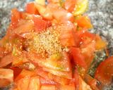 混ぜるだけde！トマトの爽やか冷製パスタ作り方1写真