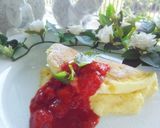 オムレツ風ふわしゅわクリーミーパンケーキ作り方9写真