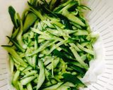 たっぷりキュウリと豆腐のサラダ作り方4写真