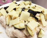 鶏胸肉の茄子とチーズ乗せ☆*+作り方5写真