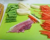 ☆肉巻き☆スープで簡単♪作り方1写真