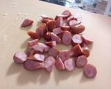 ぷち驚！ウインナーハンバーグლ(´ڡ`ლ作り方2写真